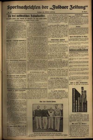 Zweite Ausgabe vom Dienstag, den 26. April 1932.
