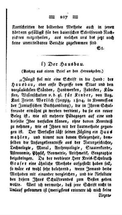 Der Hausbau