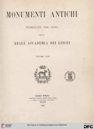17: Monumenti antichi