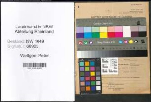 Entnazifizierung Peter Weltgen , geb. 16.01.1899 (Landwirt)