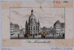 Die Frauenkirche auf dem Neumarkt in Dresden