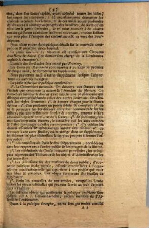 Mercure français historique politique et littéraire. 1793, Avis aux souscripteurs