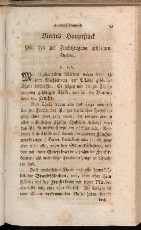 Viertes Hauptstück Von den zur Fruchtzeugung gehörigen Theilen.