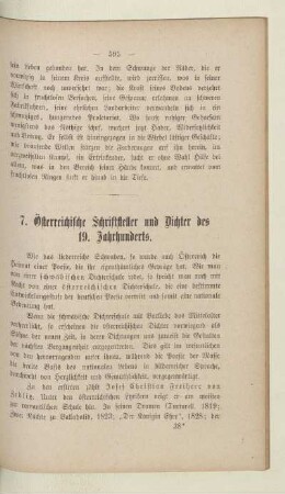 7. Österreichische Schriftsteller und Dichter des 19. Jahrhunderts