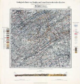 [4609] Hattingen Flözkarte, Geologische Karte von Preußen und benachbarten deutschen Ländern