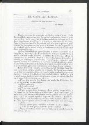 El Capitán López. : Cuento de Noche-Buena.