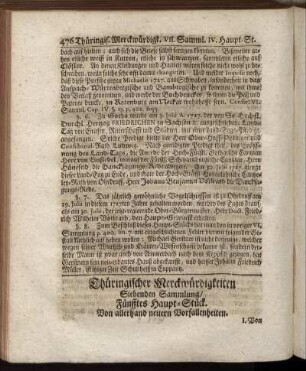 Fünfftes Haupt-Stück.