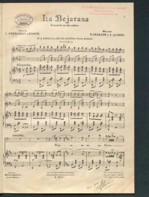 N° 4. Rondalla de los quintos (Paso-doble)