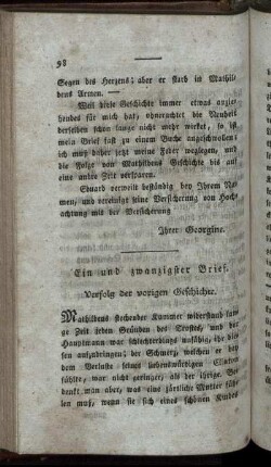 Ein und zwanzigster Brief. - Fünf und zwanzigster Brief.