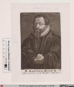 Bildnis Bartholomäus Rulich (Rülich)