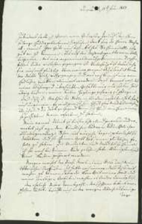 Brief von Albrecht Wilhelm Roth an Friedrich Wilhelm Voigt