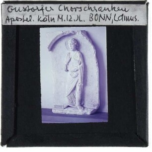 unbekannt, Gustorfer Chorschranken : Detail Apostel