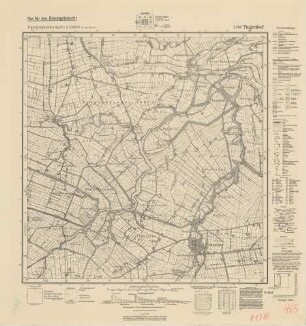1780 (alte Nr.: 465) Tiegenhof, Topographische Karte 1:25000 (4cm - Karte)