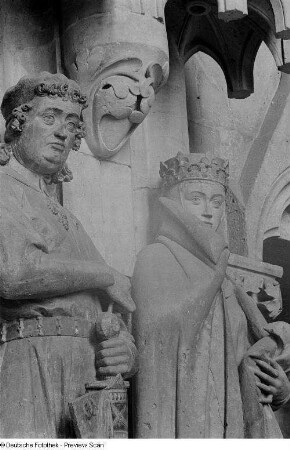 Stifterfiguren Ekkehard II. und Uta von Ballenstedt