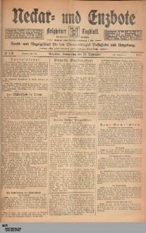 Neckar- und Enzbote : Besigheimer Tageszeitung : Kirchheimer Anzeiger : Amts- u. Anzeigeblatt für den Oberamtsbezirk Besigheim