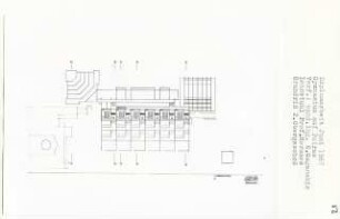 Gymnasium auf Patras, Peloponnes (Diplomarbeit bei Bernhard Hermkes): Grundriss 2. Obergeschoss