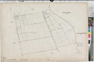Lippstadt (Lippstadt), Flurbereinigung Lippstadt (Umgehungsstraße), Bl.13 Zuteilungskarte Lippstadt Flur 42