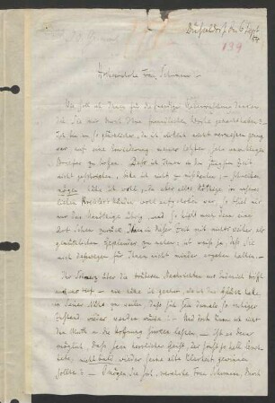 Brief an Clara Schumann : 06.09.1854