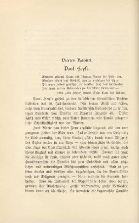 Viertes Kapitel. Paul Heyse