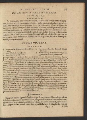 De Assignatione Libertorum. Titulus IX.