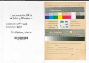 Entnazifizierung Martin Schiffeliers , geb. 29.08.1902 ()