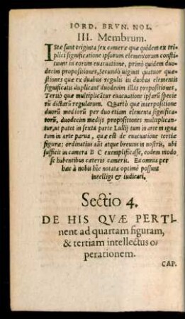 De His Quae Pertinent ad quartam figuram, & tertiam intellectus operationem. Cap. III.