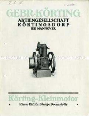 Kleinmotor für flüssige Brennstoffe