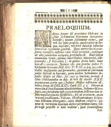Praeloquium.