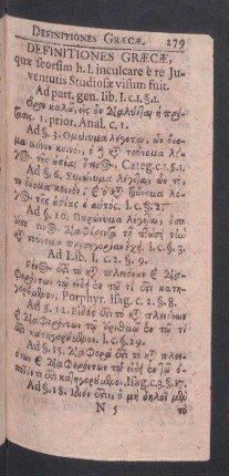 Definitiones Graecae