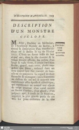 Description D'Un Monstre Ciclope