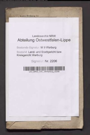 Erblasser: Jochheim, Johann; Erblasser: Jochheim, Christina, geb. Mundus: