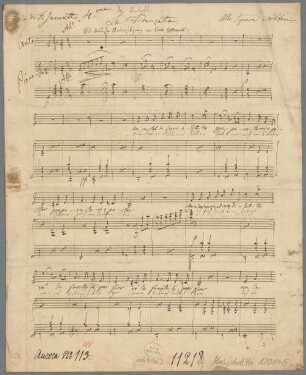 La fidanzata, Singstimme, Klavier. - BSB Mus.Schott.Ha 12014-5