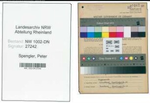 Entnazifizierung Peter Spengler, geb. 06.06.1890 (Landwirt)