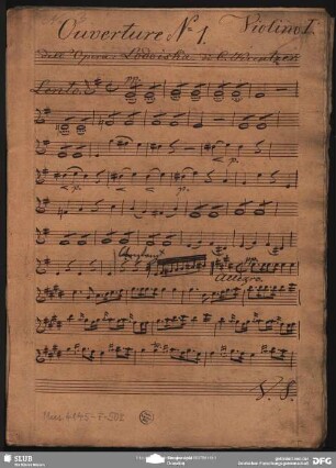 Lodoïska. Excerpts - Mus.4145-F-502 : orch