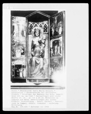 Madonna und Szenen aus dem Leben Christi