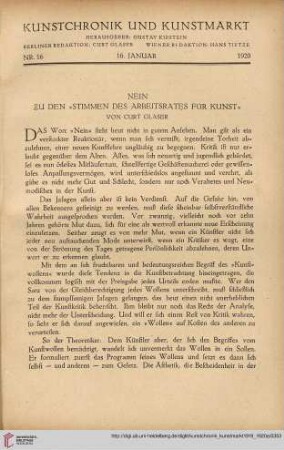 Nr. 16 (16. Januar 1920)