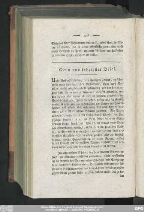 Neun und sechzigster Brief.
