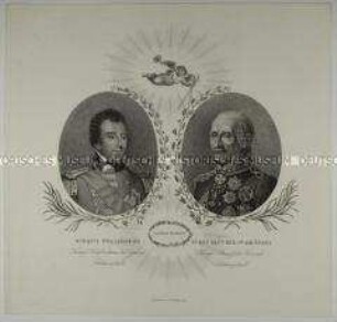 Wellington und Blücher - Belle-Alliance