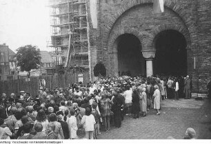 Paderborn, Stadtansichten, Festumzug, August 1981