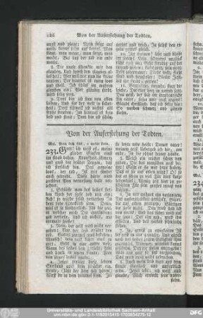 Von der Auferstehung der Todten.