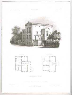 Villa Gottgetreu in Potsdam (Architectonisches Skizzenbuch, 1863- Heft VI, Heft LXV, Bl. 6)