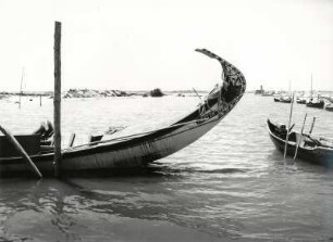 Schöne Fischerboote in der Lagune von Aveiro