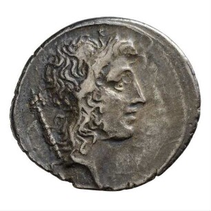 Münze, Denar, 55 v. Chr.