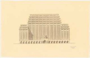 Verlagshaus des Scherl-Verlages, Berlin: Ansicht, Fassade
