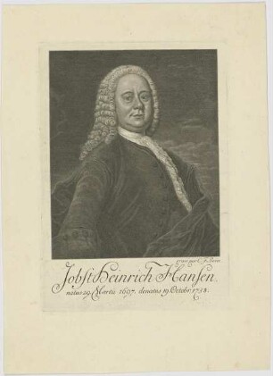 Bildnis des Jobst Heinrich Hansen