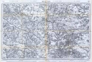 Carte de l'Etat Major de la France