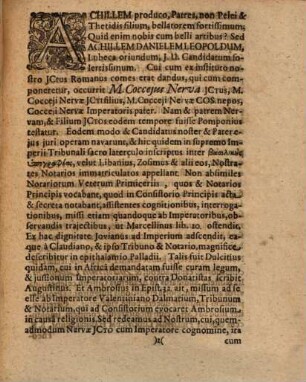 J. Strauch Aulae Saxon. Jen. Consil. Int. ... et Decanus S.D. : [programma quo diss. inaug. A. D. Leopoldi indicit, praefatus de Marc. Cocc. Nerva, J. Cto.]