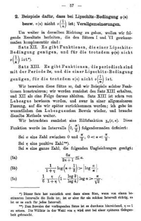 2. Beispiele dafür, dass bei Lipschitz-Bedingung ...(n) bezw. r(n) nicht o(1/n) ist; Verallgemeinerungen.