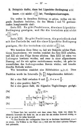 2. Beispiele dafür, dass bei Lipschitz-Bedingung ...(n) bezw. r(n) nicht o(1/n) ist; Verallgemeinerungen.
