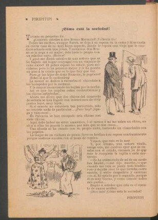 ¡Cómo está la sociedad!